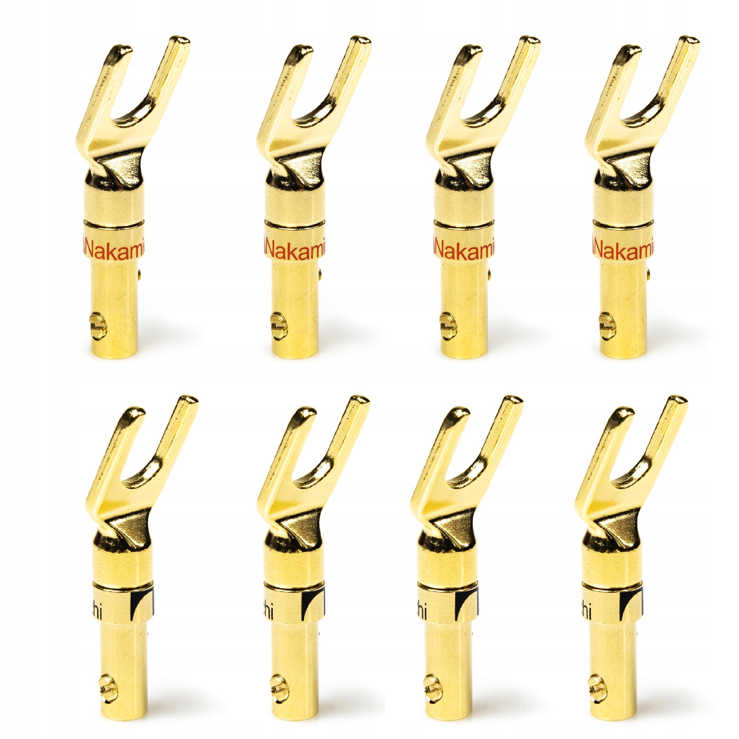 Zdjęcie AWparts WTYK GŁOŚNIKOWY WIDEŁKOWY NAKAMICHY GOLD