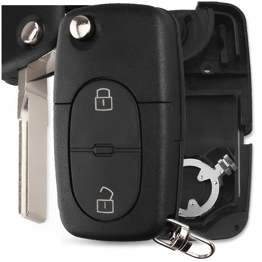 Zdjęcie AWparts OBUDOWA PILOTA KLUCZYKA AUDI A3 8L A4 B6 A6 A8 TT - 2 przyciski