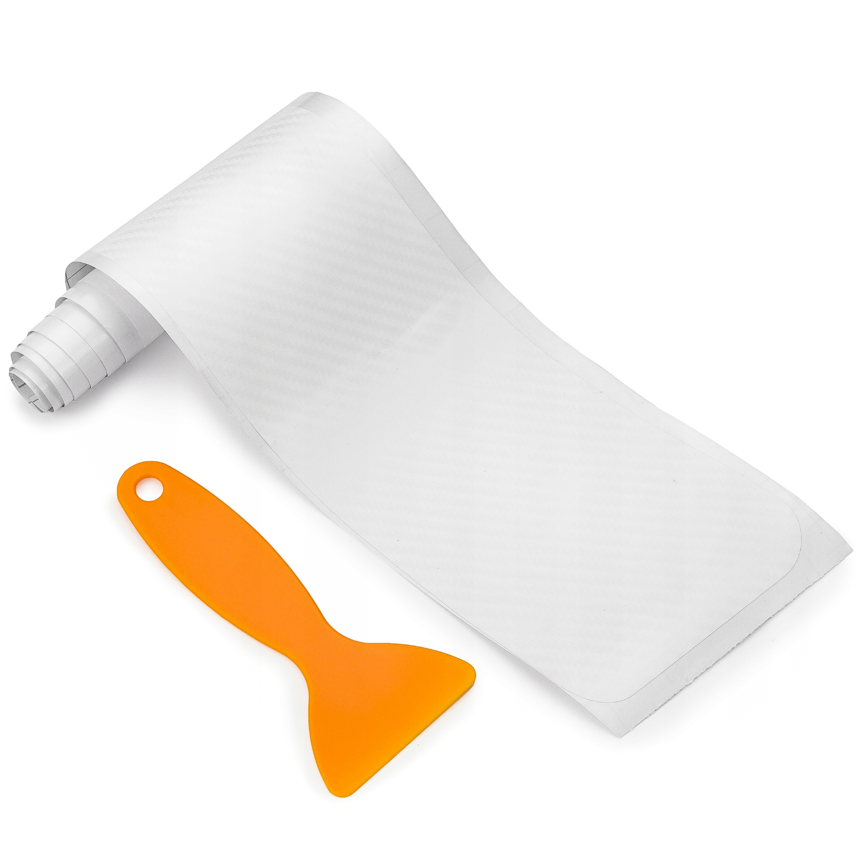 Zdjęcie AWparts FOLIA OCHRONNA NA ZDERZAK CARBON BIAŁA 90x8,8cm