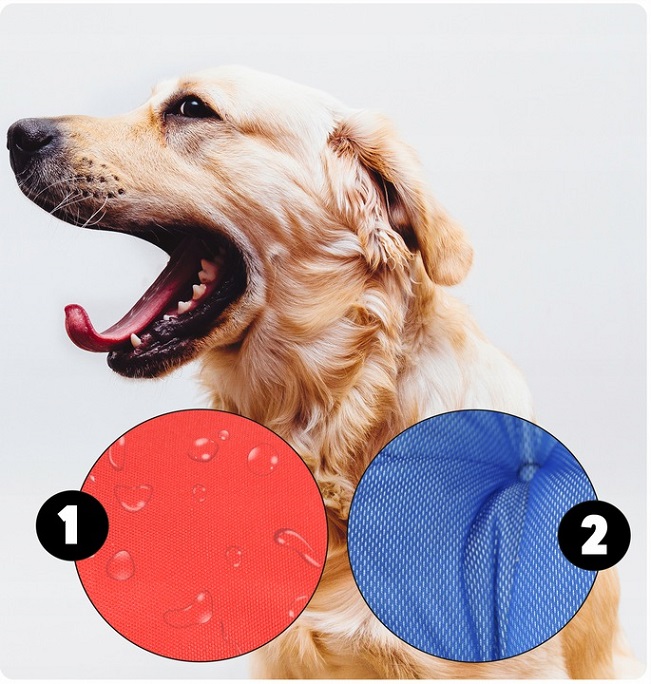 Kanapa wodoodporna ECCO 100x75 // 80x60 czarna