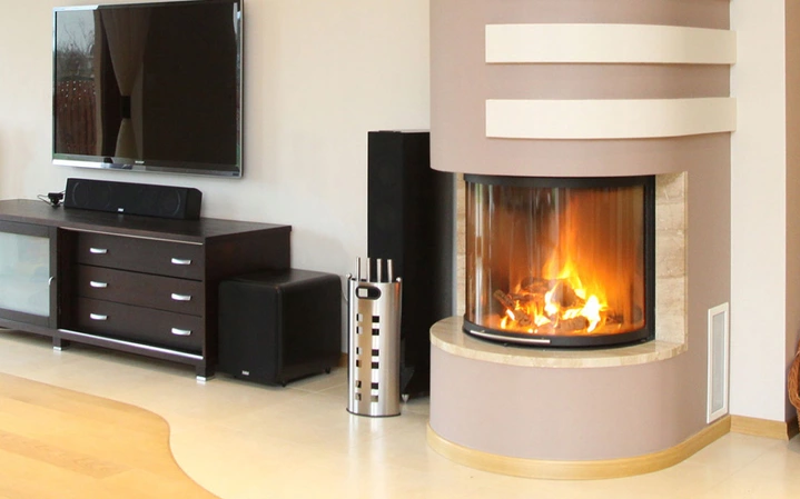 Szyba gięta do pieca kominka kozy żaroodporna