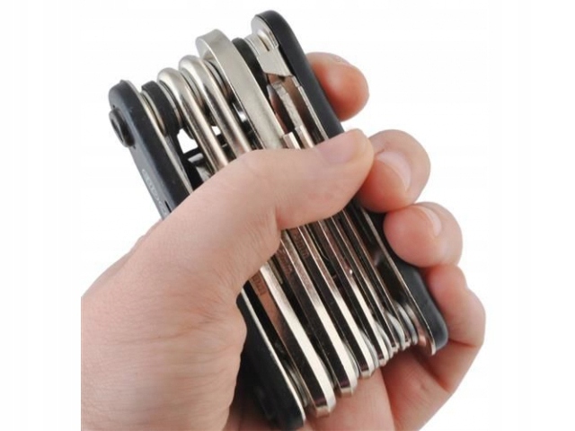 ZESTAW KLUCZY ROWEROWYCH ROWERU IMBUS KLUCZ 16w1 UNIWERSALNE MULTITOOL