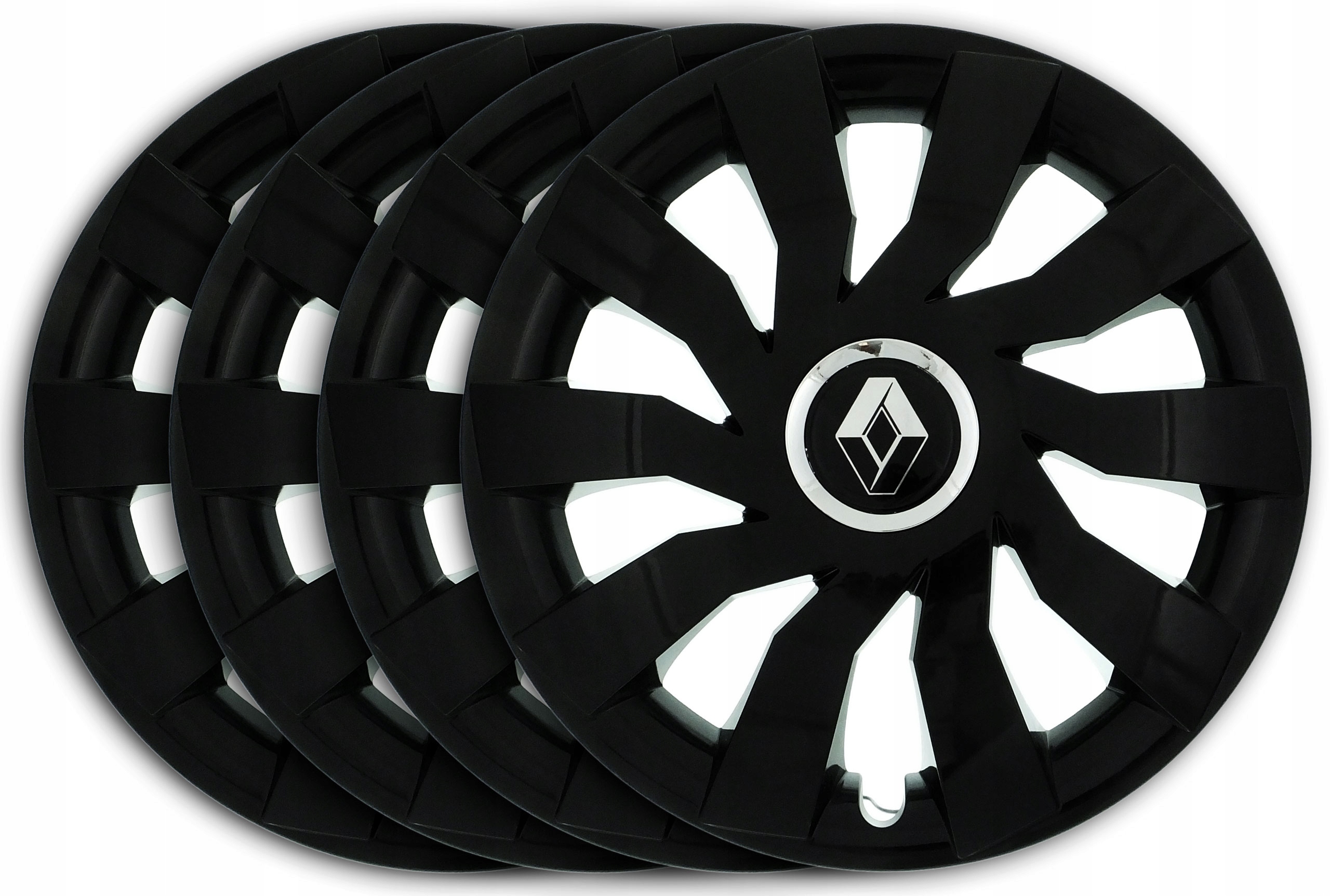 KOŁPAKI 16 RENAULT Clio Fluence Trafic CZARNE CLC