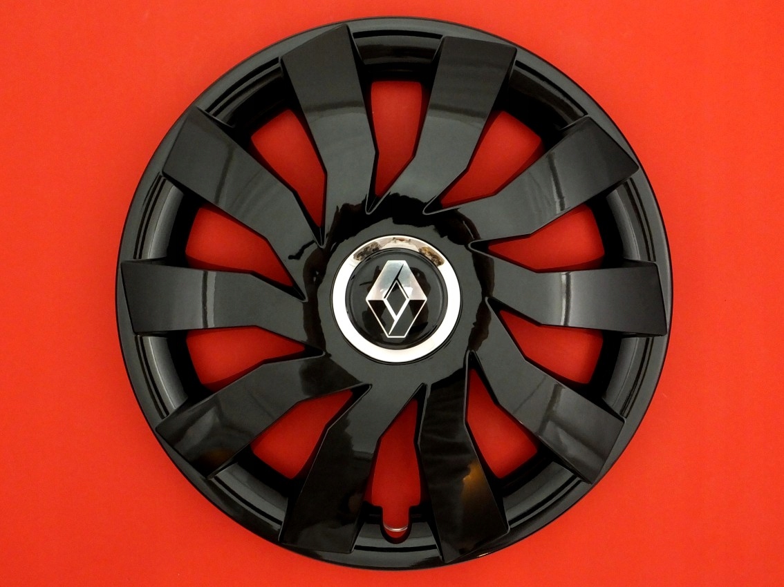 KOŁPAKI 16 RENAULT Clio Fluence Trafic CZARNE CLC