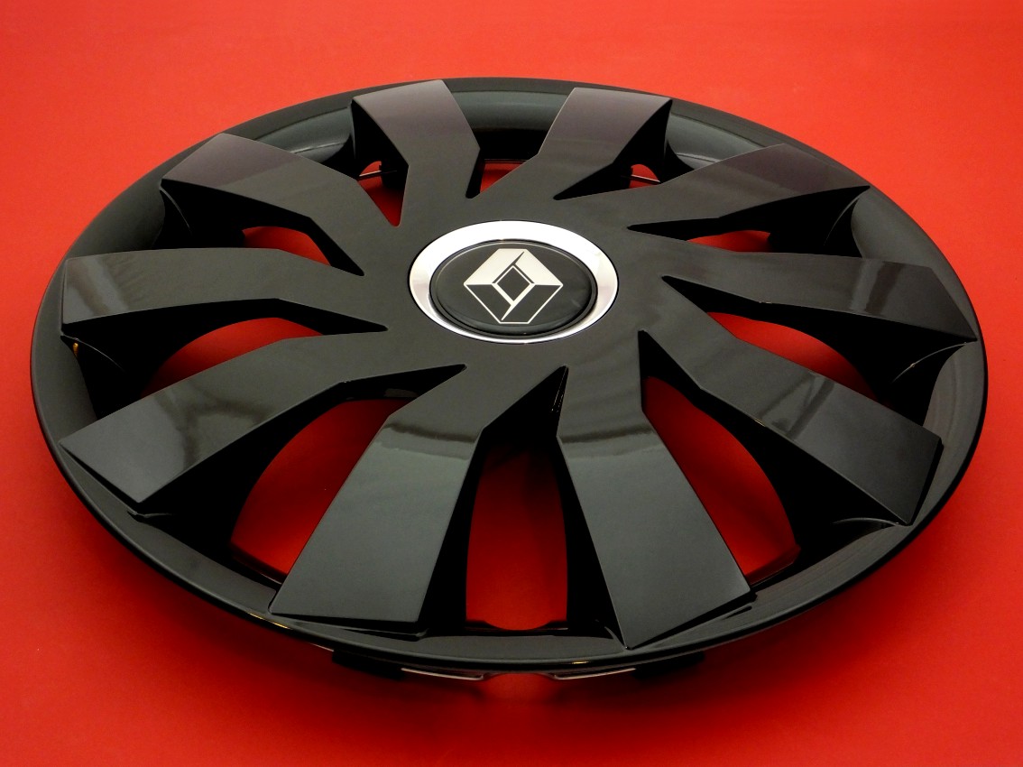 KOŁPAKI 16 RENAULT Clio Fluence Trafic CZARNE CLC