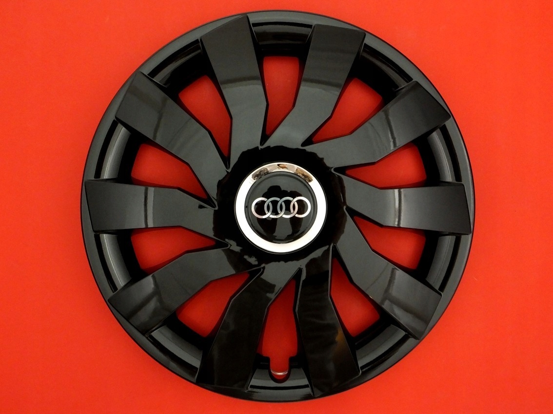 KOŁPAKI 16'' AUDI - A3 A4 A5 A6 A7 A8 CZARNE CLC