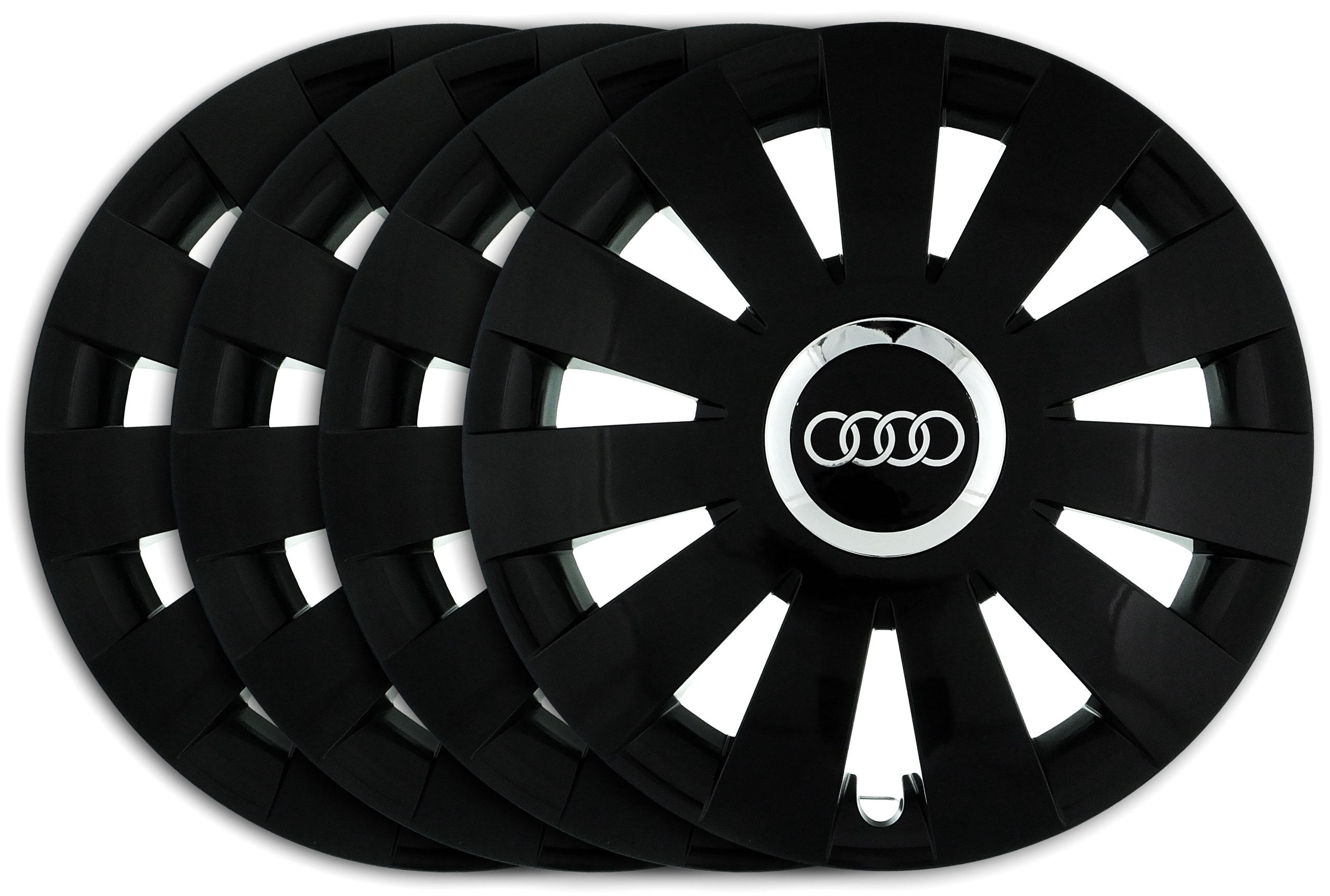 KOŁPAKI 15'' AUDI B3 B4 A1 A2 A3 A4 A5 CZARNE BTC