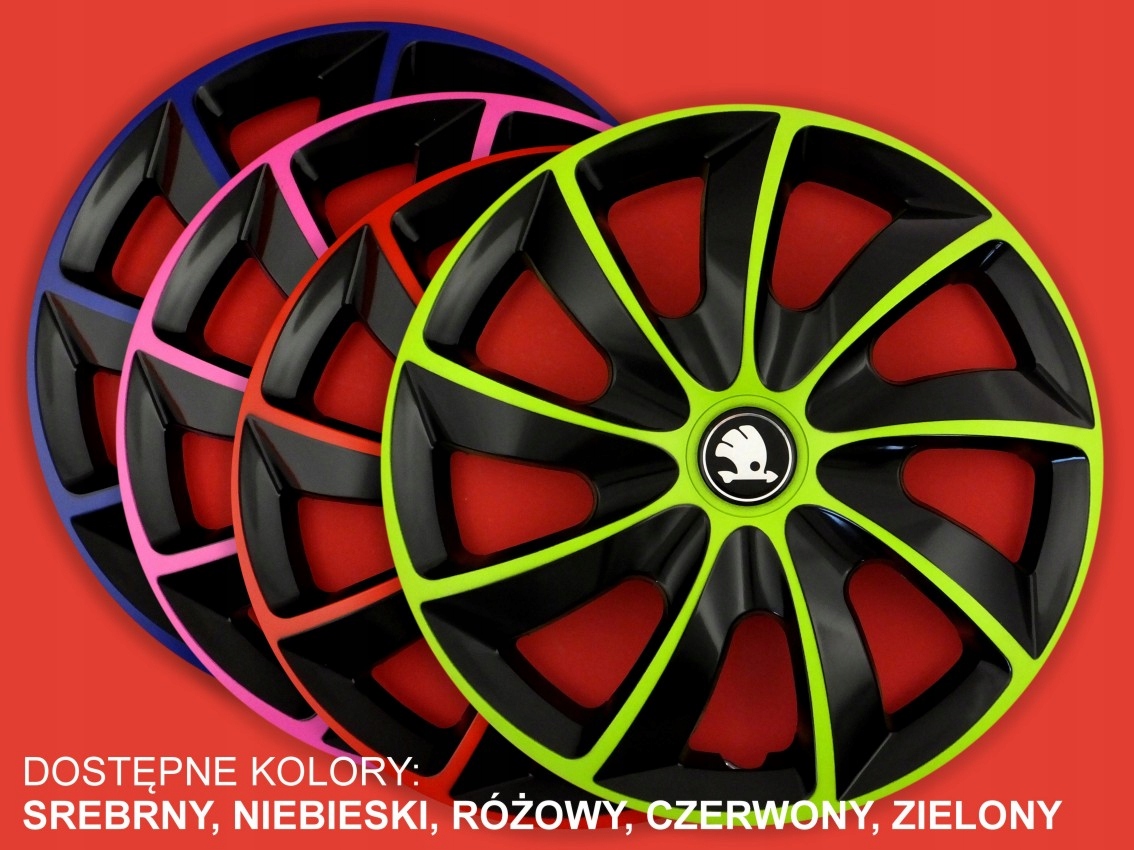 KOŁPAKI 16'' SKODA Superb Oktavia Yeti Rapid QAD