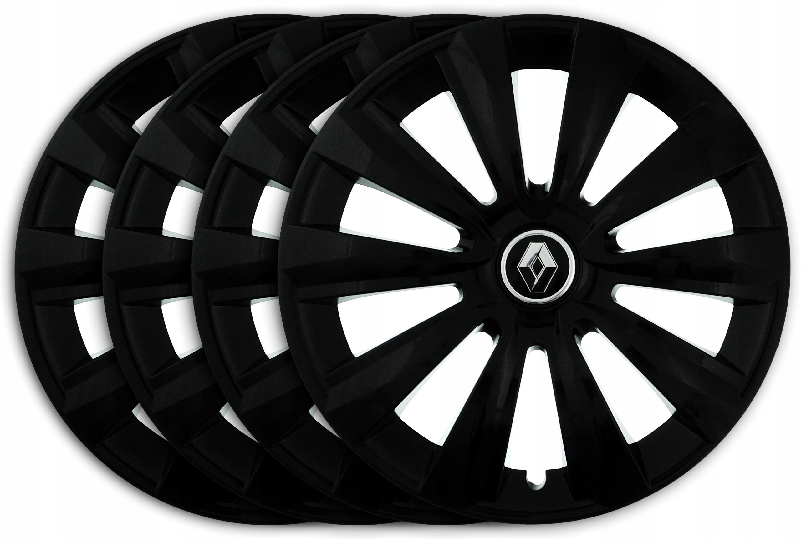 KOŁPAKI 16 RENAULT Clio Fluence Espace CZARNE DLC