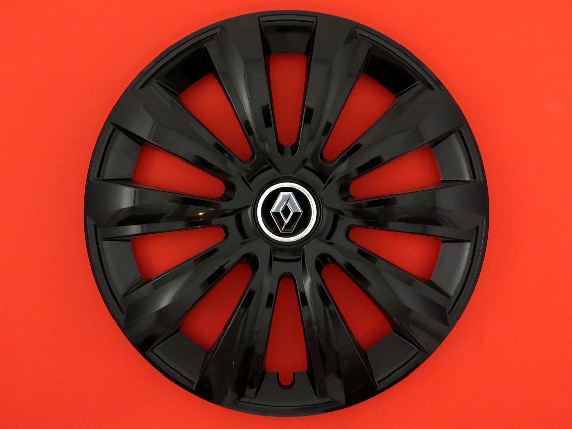 KOŁPAKI 16 RENAULT Clio Fluence Espace CZARNE DLC
