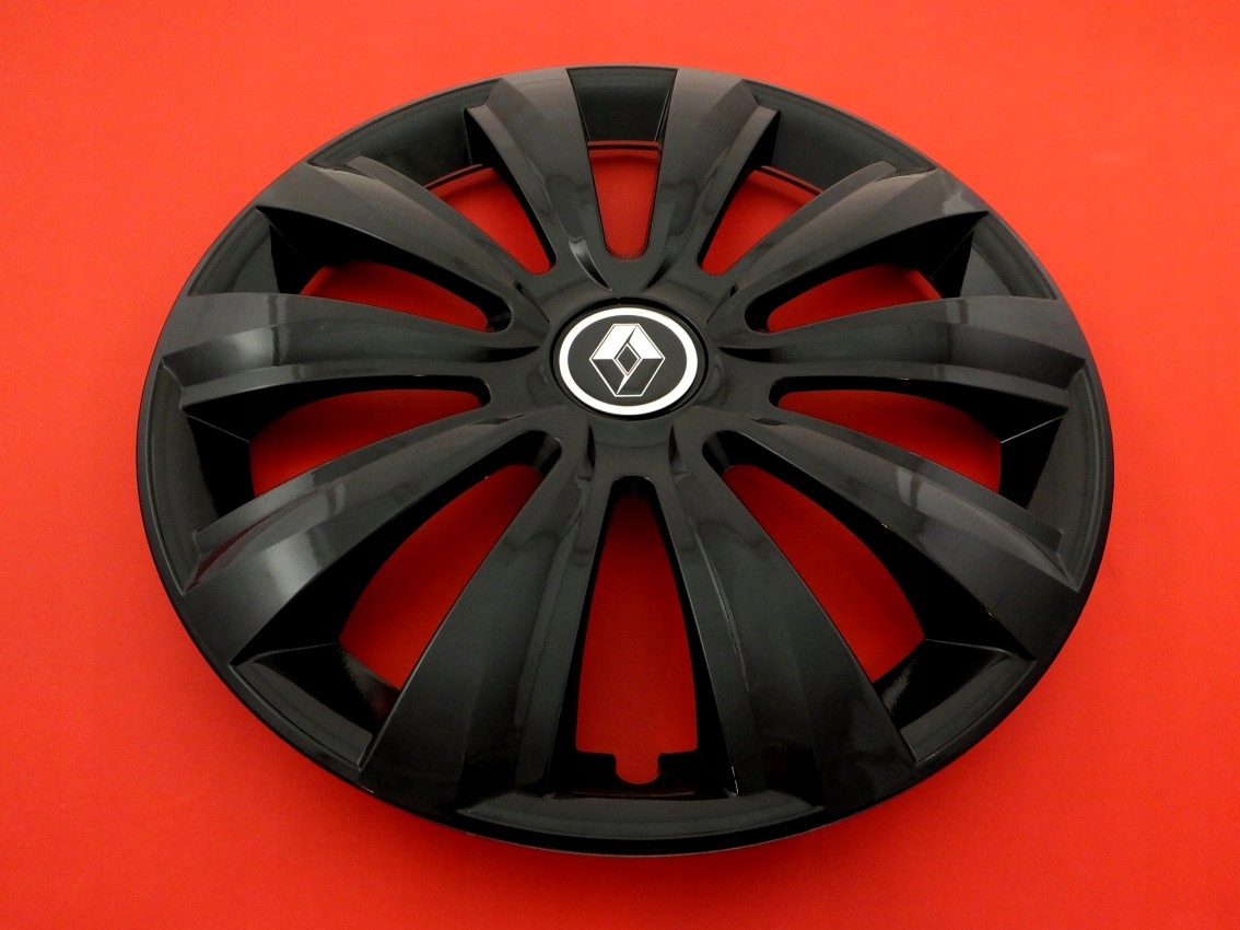 KOŁPAKI 16 RENAULT Clio Fluence Espace CZARNE DLC