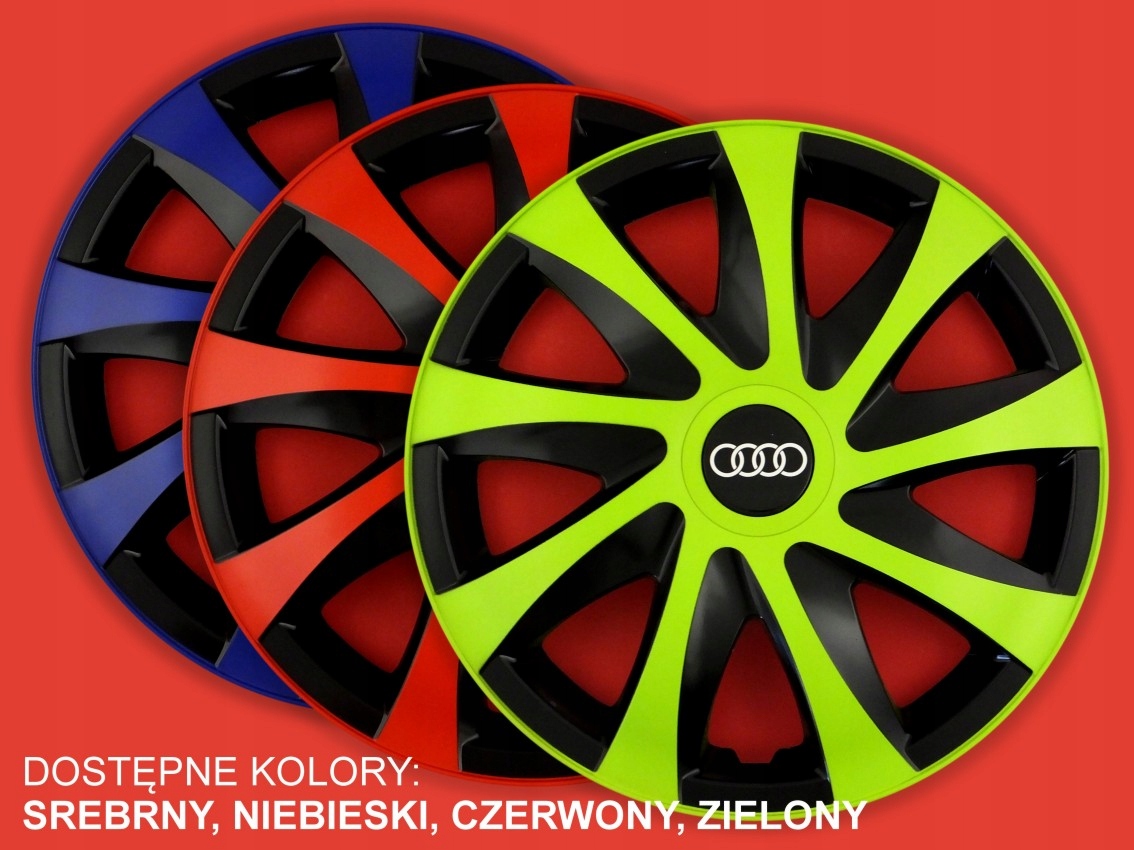 KOŁPAKI 15'' AUDI B3 B4 A1 A2 A3 A4 A5 A6 Q3 DRM