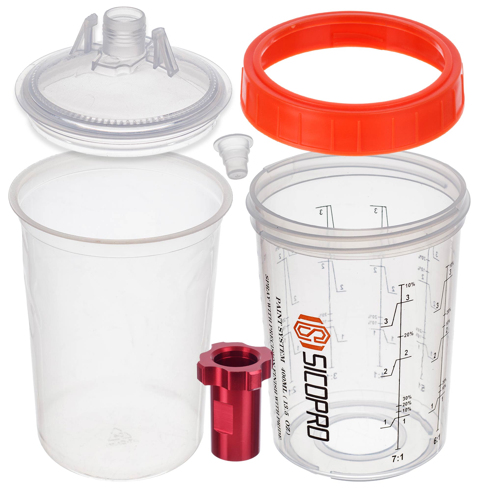 Cupe unica folosinta 400 ml