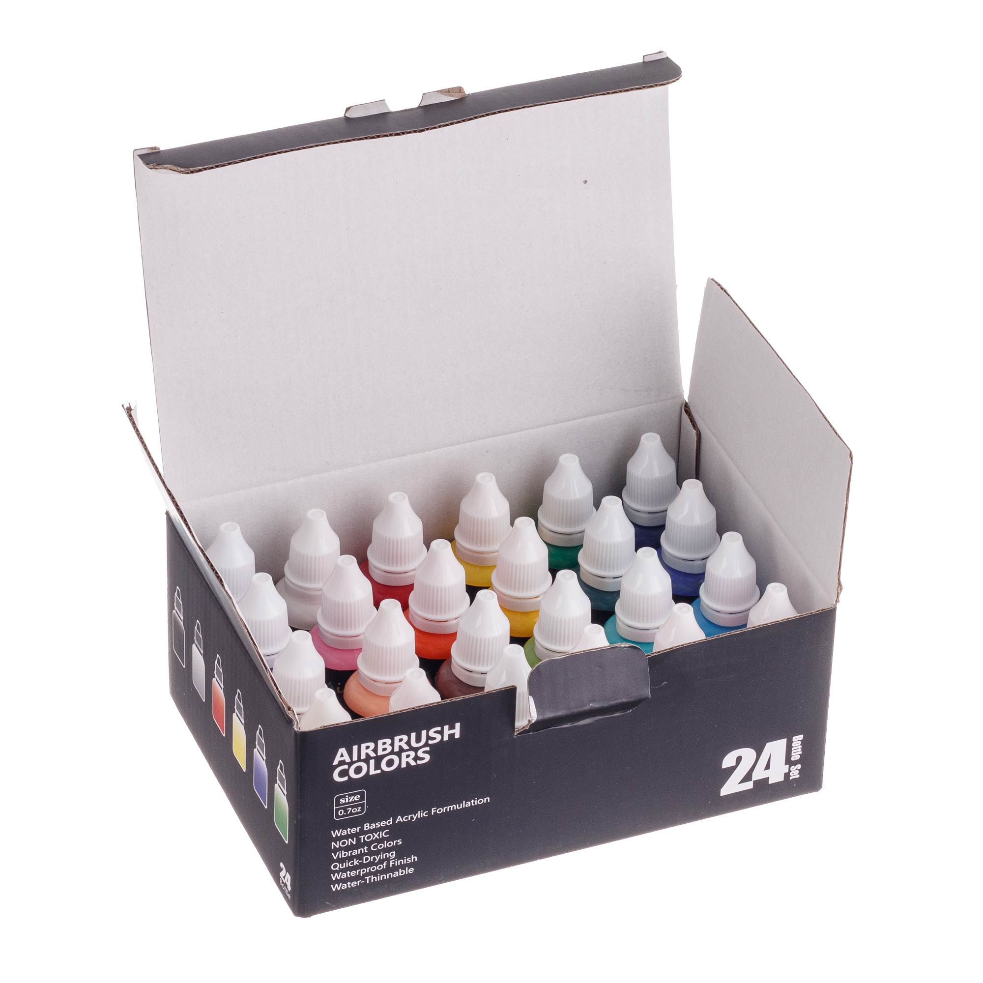 Paleta culori set acrilic 24