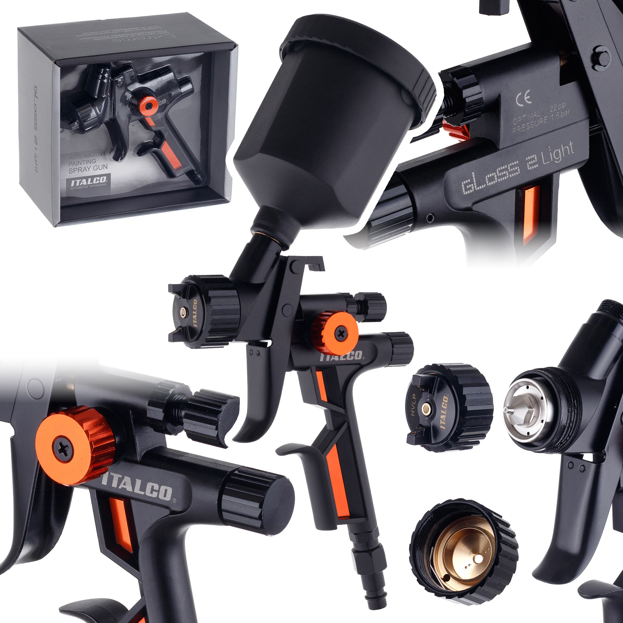 Pistol vopsit ITALCO Gloss Light