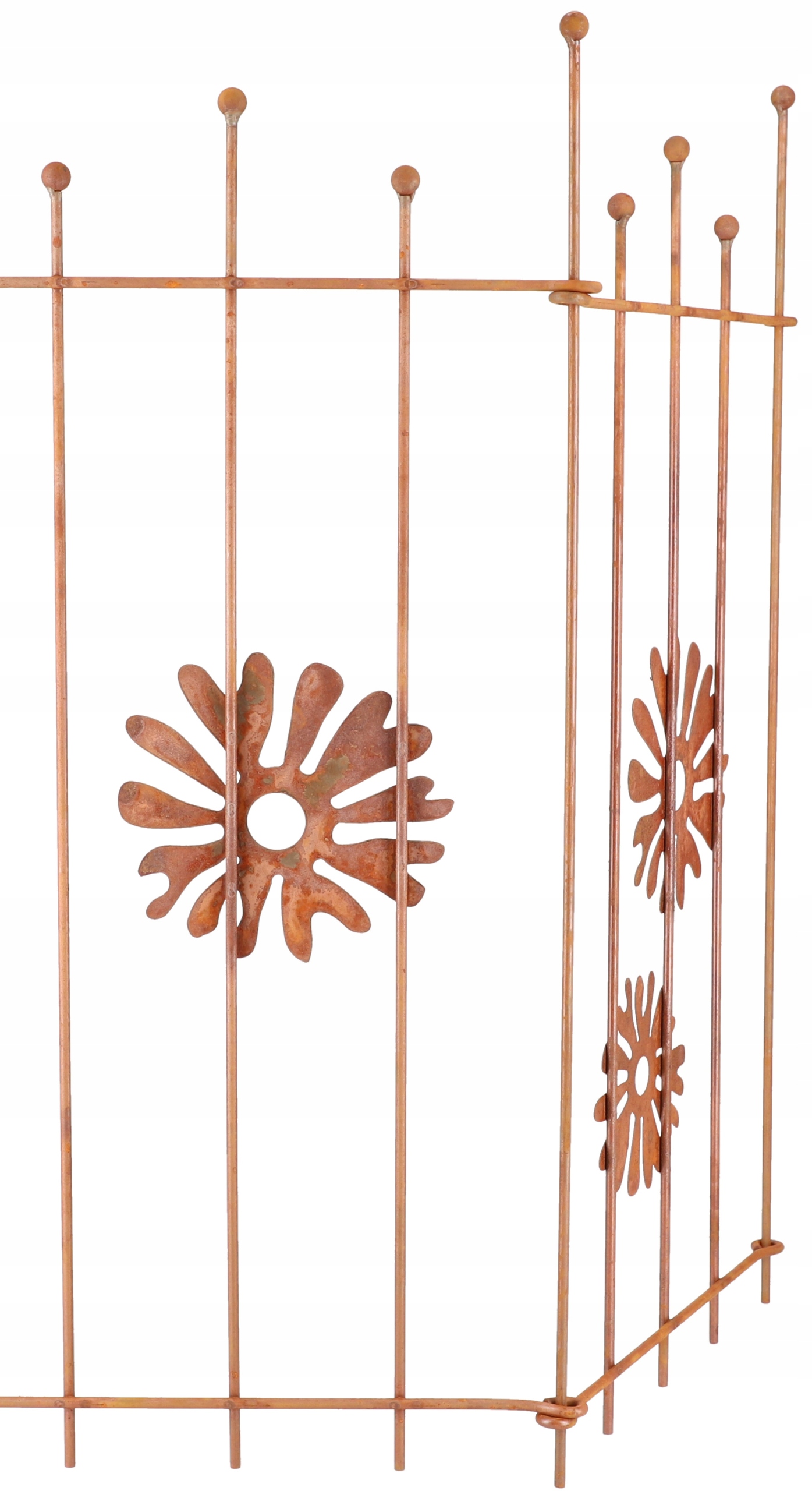 Płotek Rdzawy Parawan Ogrodowy Palisada Z Grotami -Building Materials Shop 26e8a90af375f511da01ec093c7ef791