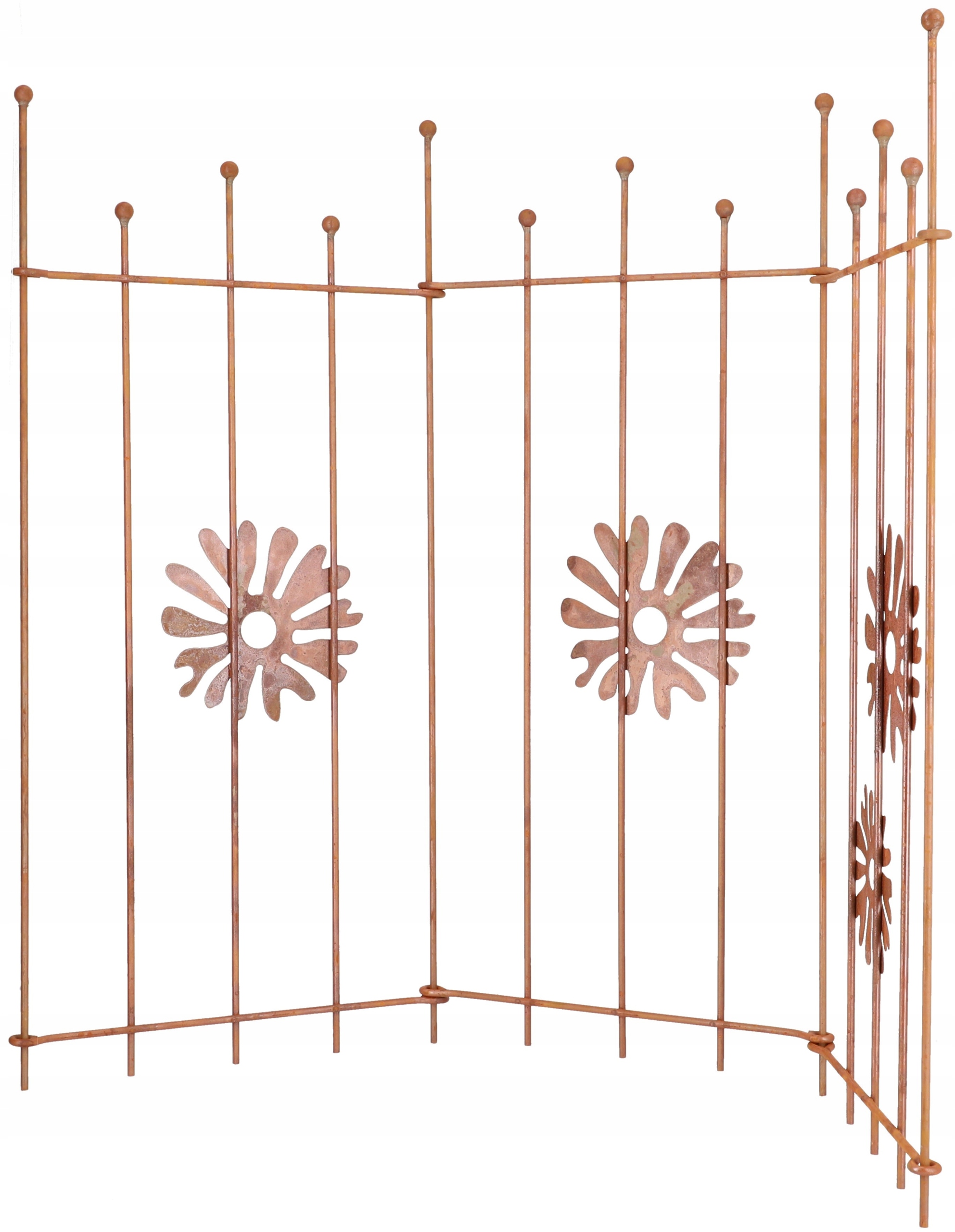 Płotek Rdzawy Parawan Ogrodowy Palisada Z Grotami -Building Materials Shop 650787f593da270a3ee6861d91e19946