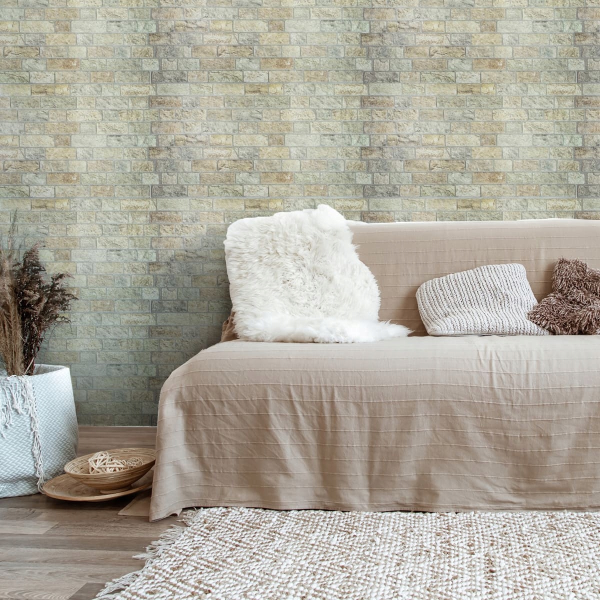 Panele Ścienne PCV Cegła Szara 3D płytki ścienne PCV Small Brick