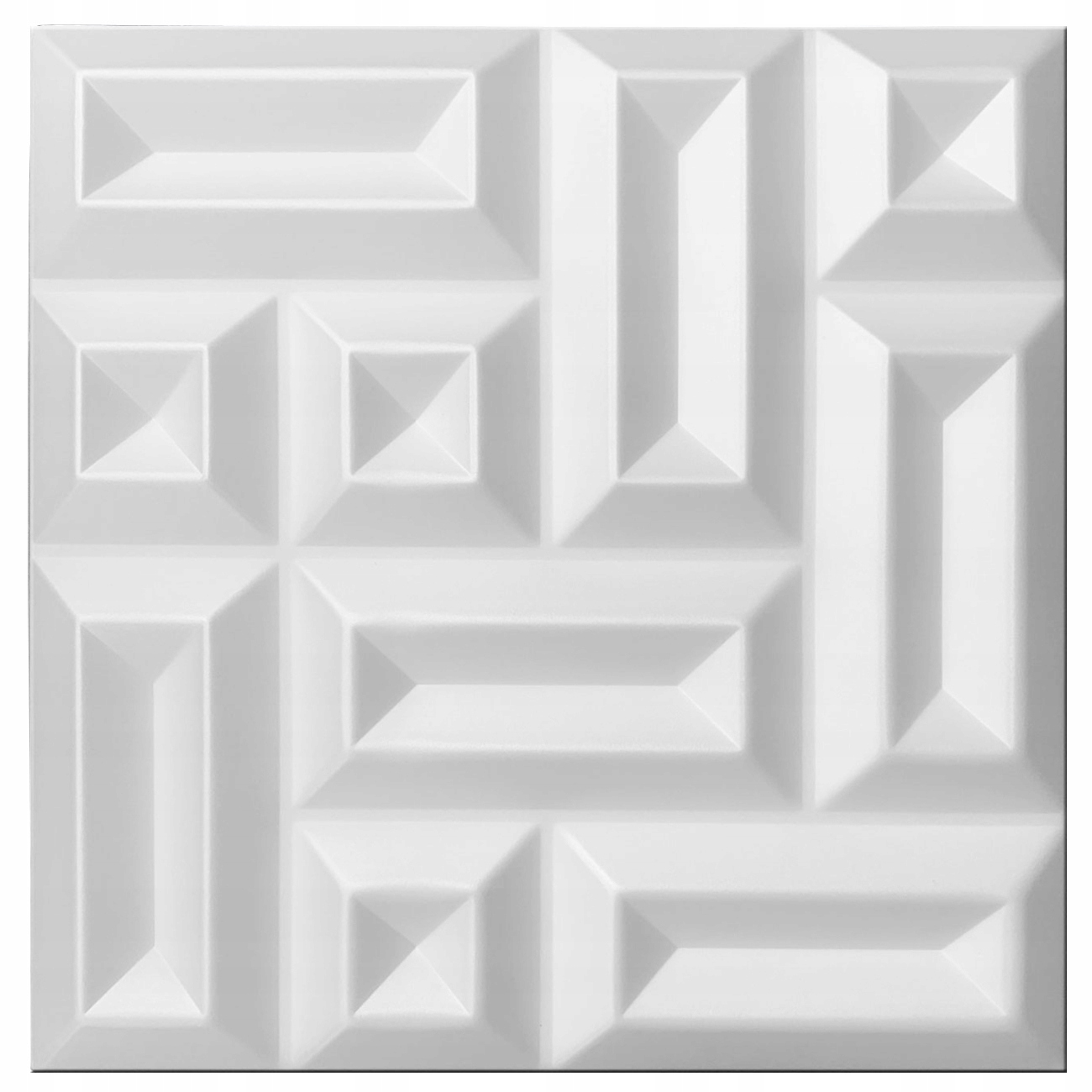 Deckenplatten Deckenfliesen Wandpaneele 3D Square Modern 48St 12m² 50x50cm