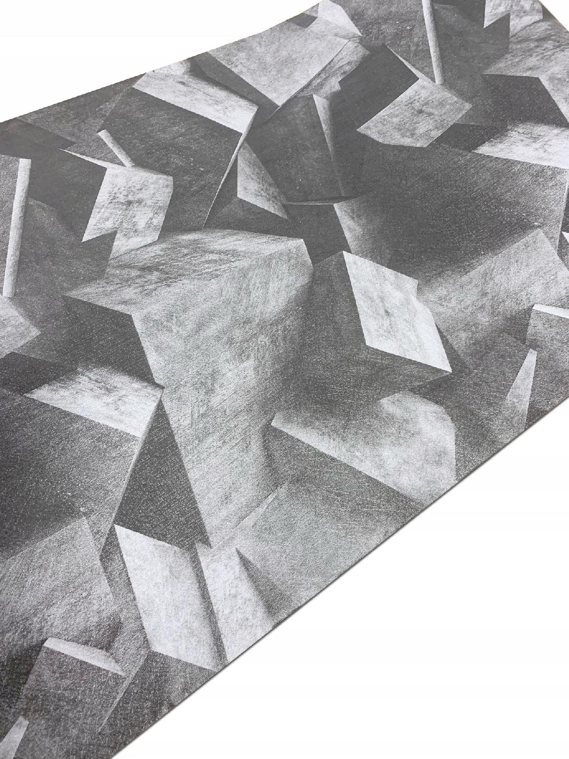 Tapeta samoprzylepna SZARA geometryczna T1006