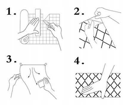 Tapeta samoprzylepna SZARA geometryczna T1006