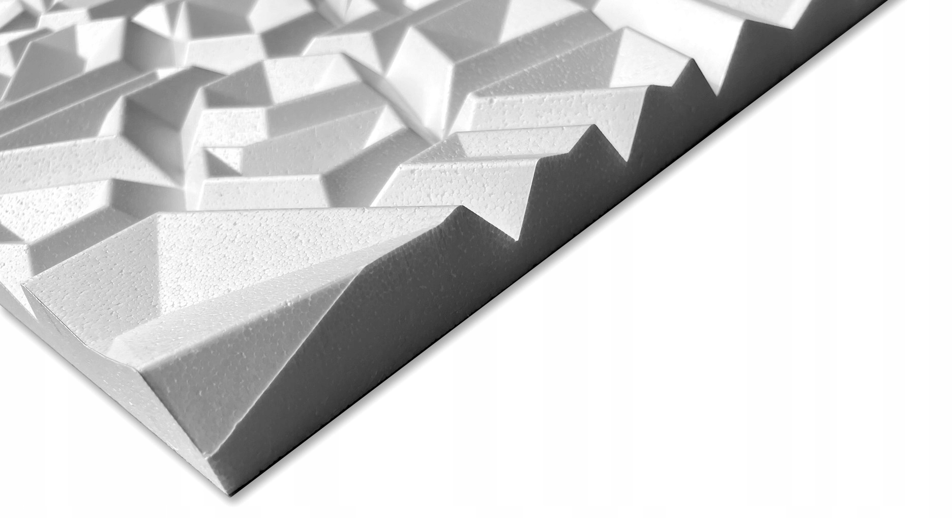 Panele ścienne 3D kasetony styropianowe 60x60 OPAL