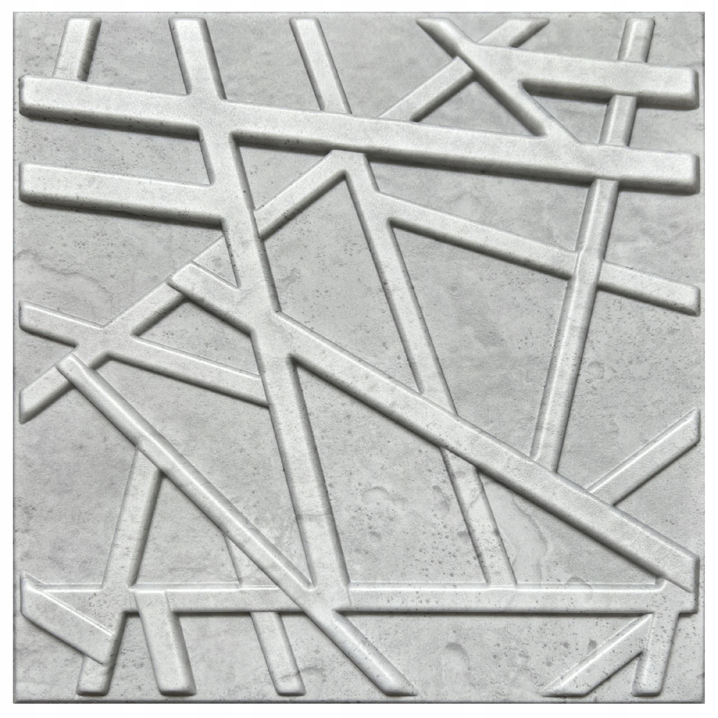 Beton architektoniczny kasetony SUFITOWE Panele ścienne 3D LINE 69 - 0,25m2
