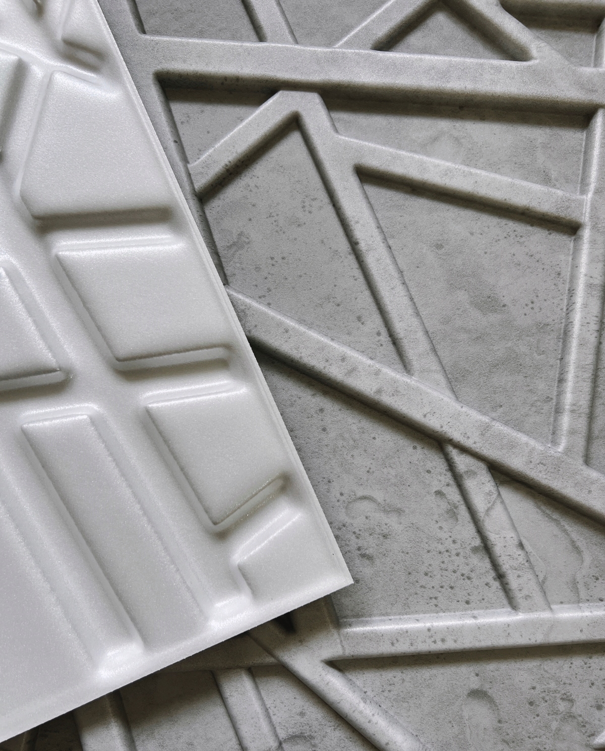 Beton architektoniczny kasetony SUFITOWE Panele ścienne 3D LINE 69 - 0,25m2