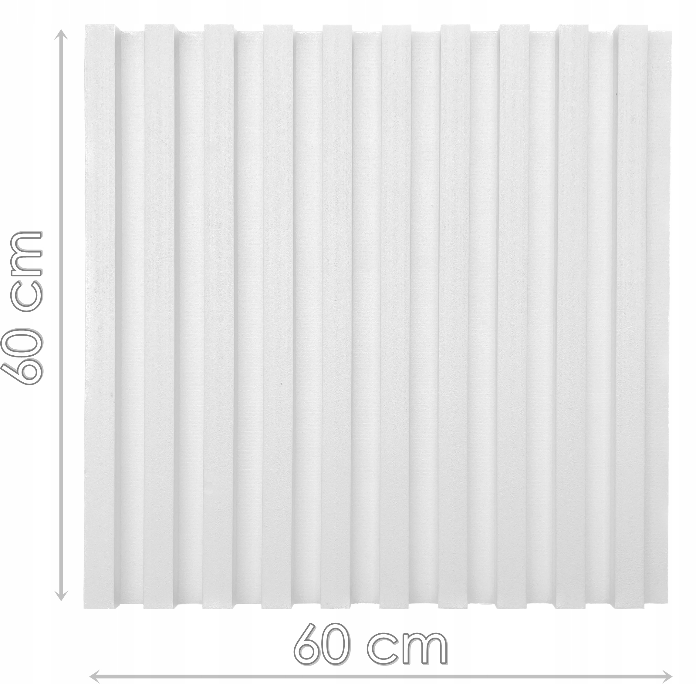 LAMELE Panele Ścienne 3D 60x60 styropianowe