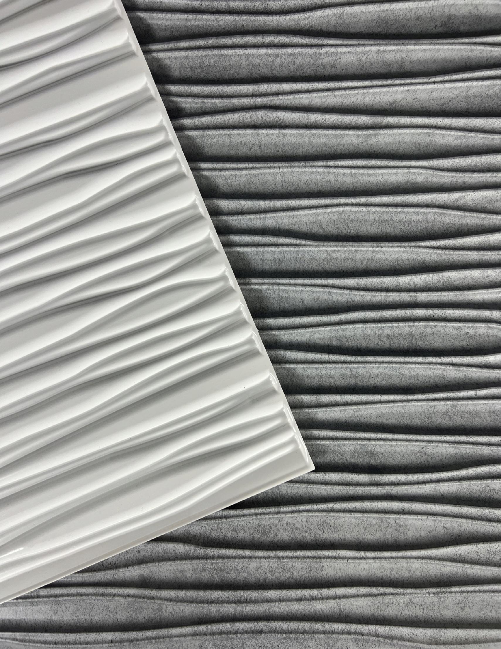 Panele Ścienne PCV Beton imitacja 3D płytki ścienne PCV Concrete