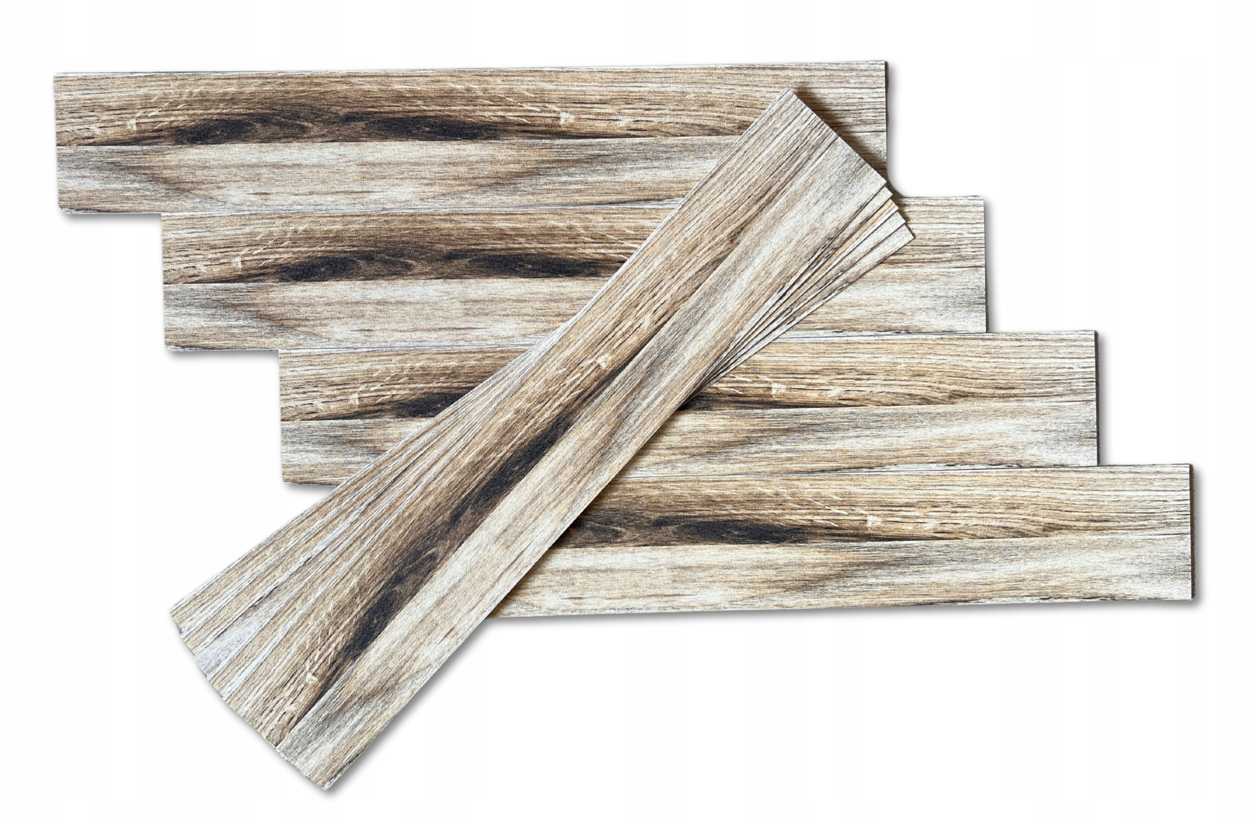 Deska Panele ŚCIENNE SAMOPRZYLEPNE DEKORACYJNE drewno 10x60cm M44 - 1szt