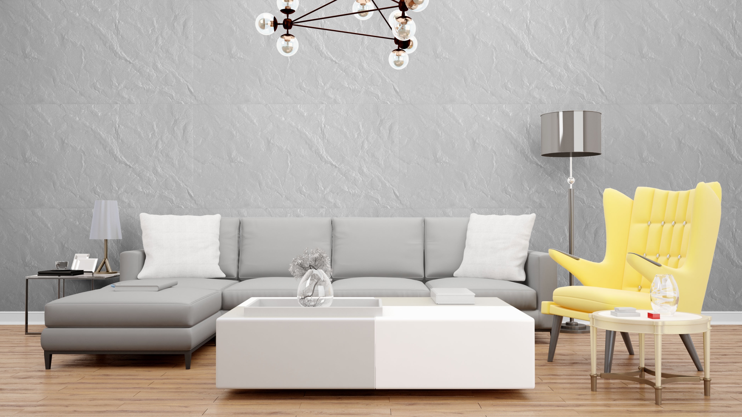 Panel Ścienny Kamień Naturalny imit. biały GŁAZ 3D 0,5m2