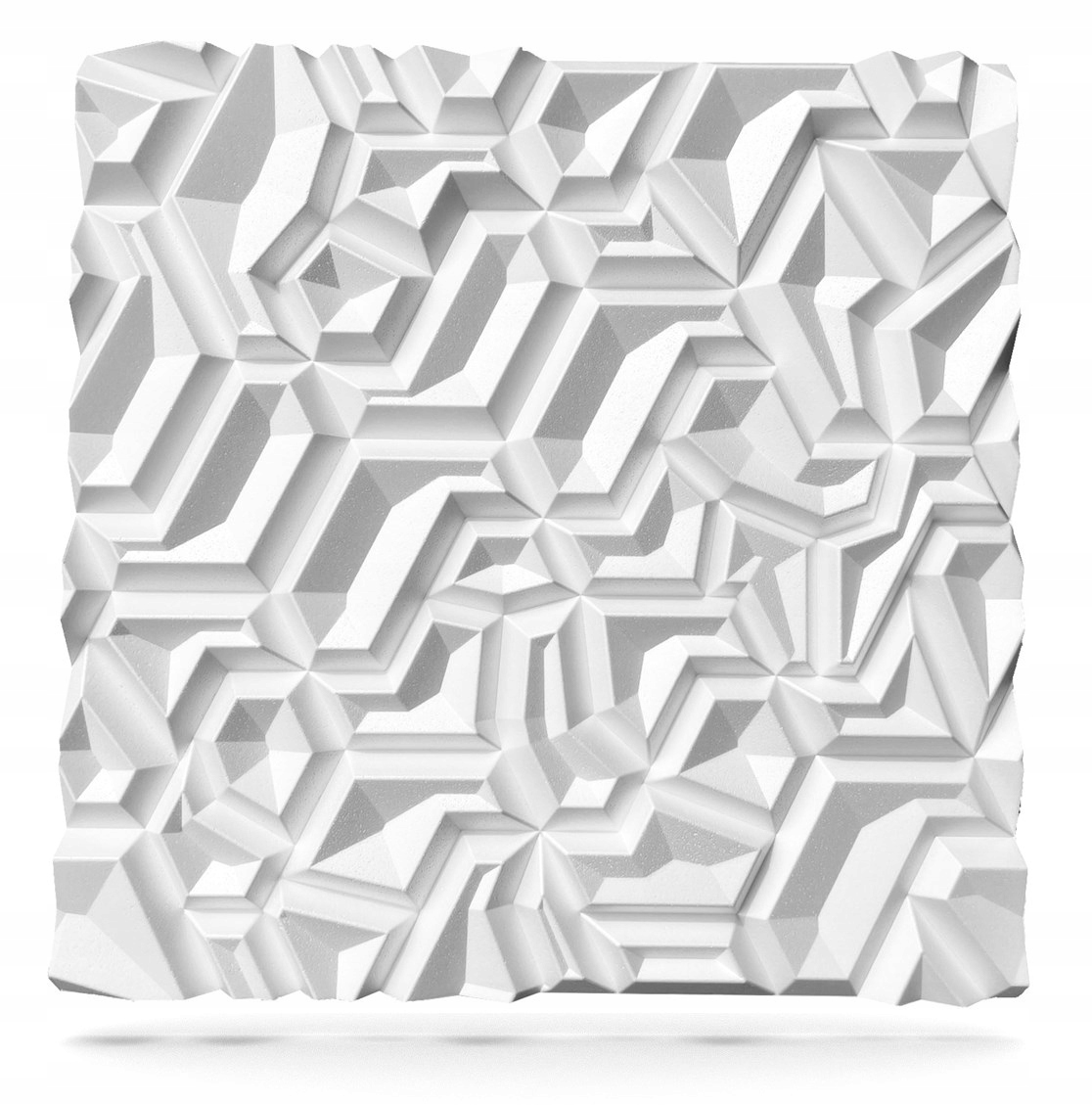 Panele ścienne 3D kasetony styropianowe 60x60 OPAL