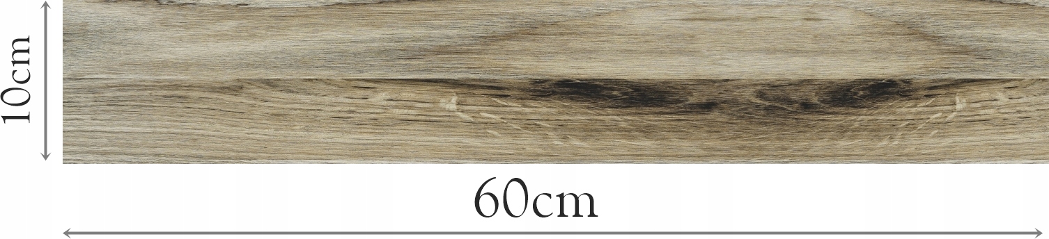 Deska Panele ŚCIENNE SAMOPRZYLEPNE DEKORACYJNE drewno 10x60cm M44 - 1szt
