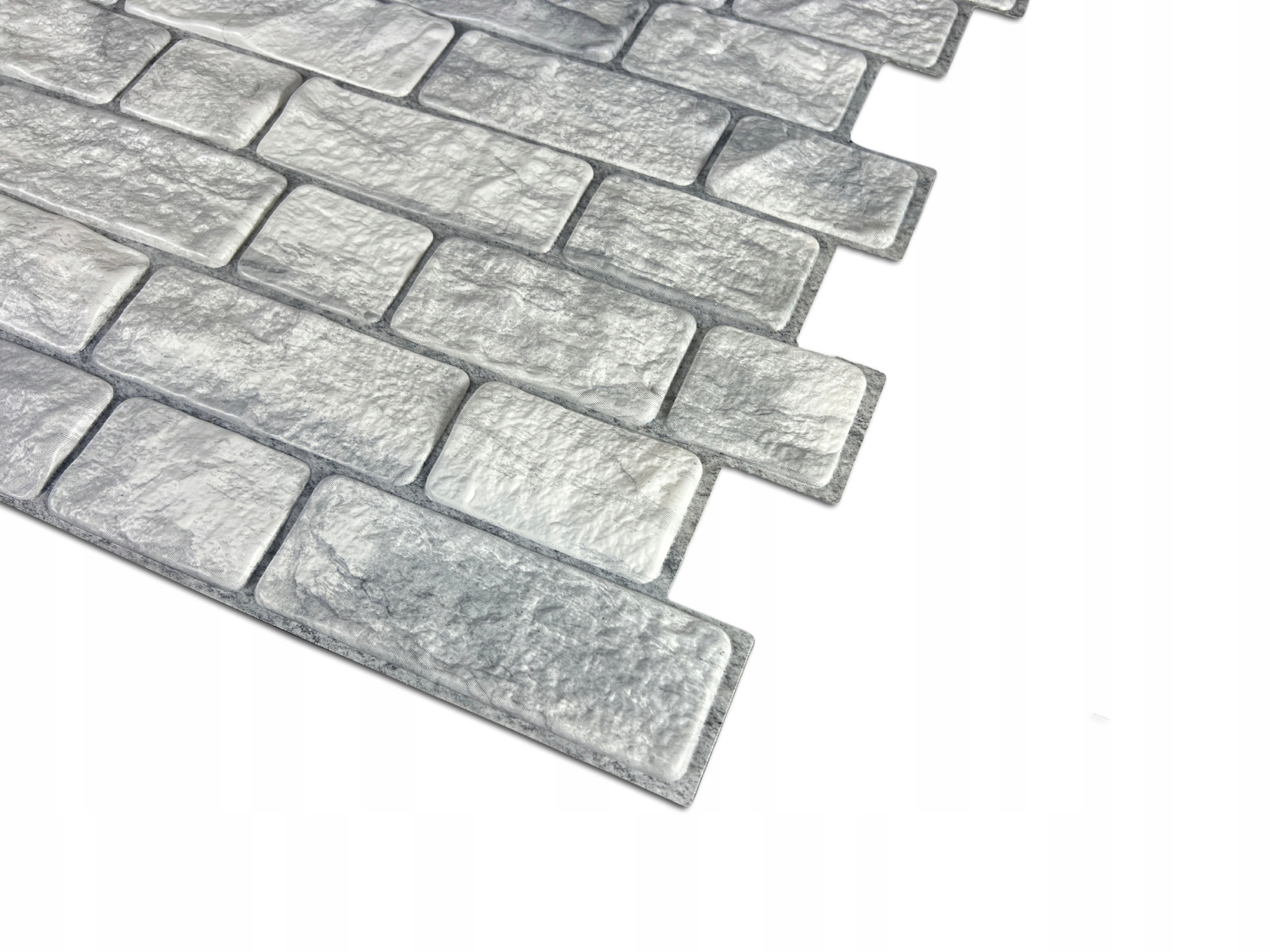 Panele Ścienne PCV Cegła Szara 3D płytki ścienne PCV Small Brick Grey