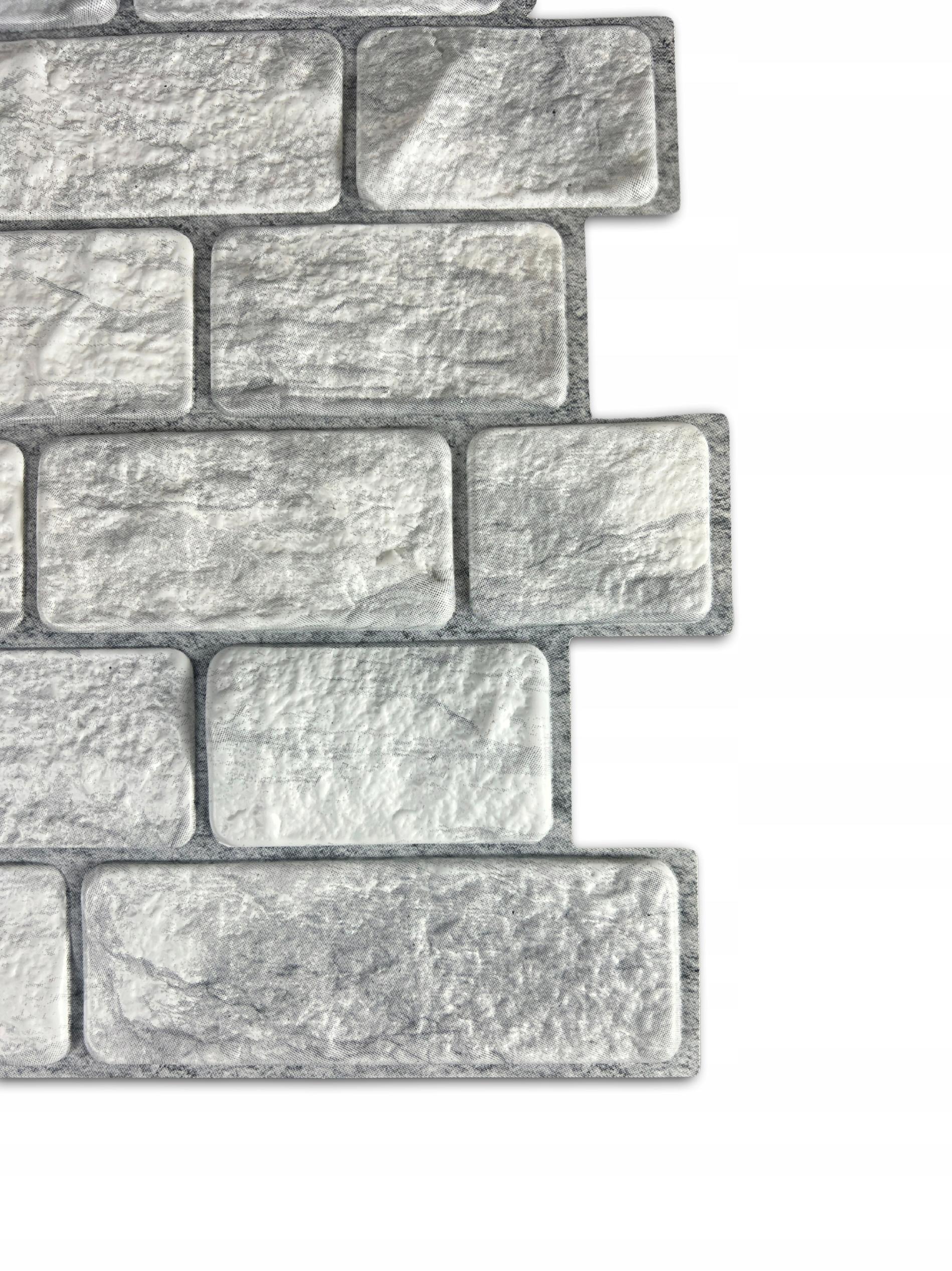 Panele Ścienne PCV Cegła Szara 3D płytki ścienne PCV Small Brick Grey