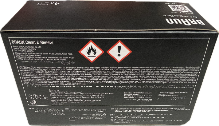 Braun | Wkłady 4-pak | Clean and Renew CCR4 3+1