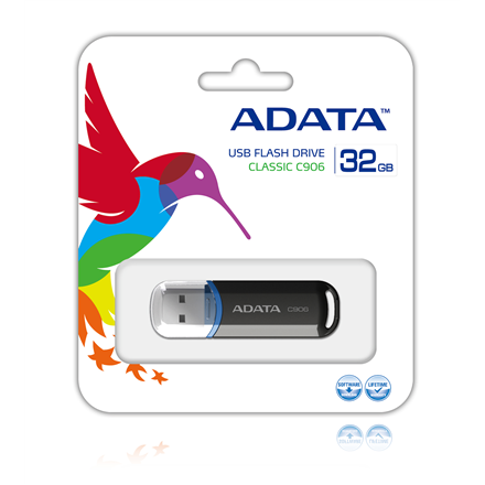 ADATA | C906 | 32 GB | USB 2.0 | Czarny
