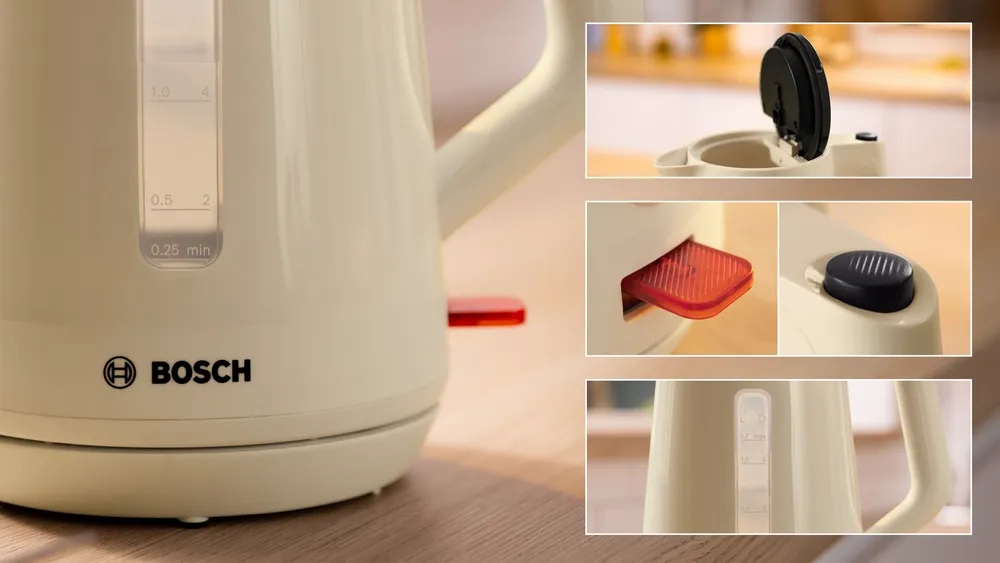 Bosch Kettle | TWK1M127 | Electric | 2400 W | 1.7 L | Plastic | Creamy