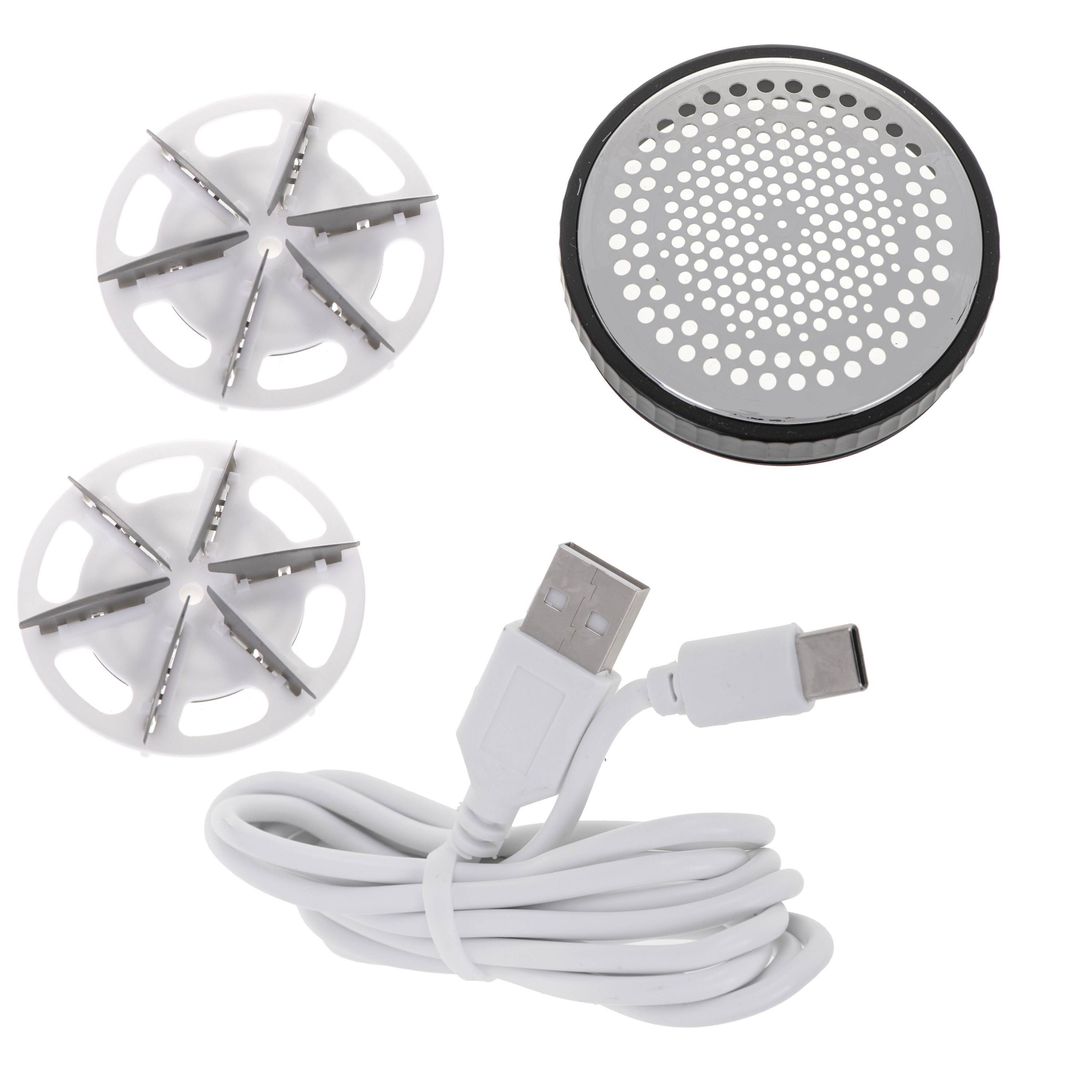 Adler | Odkurzacz do kłaczków LCD | AD 9618 | Biały/czarny | Akumulator