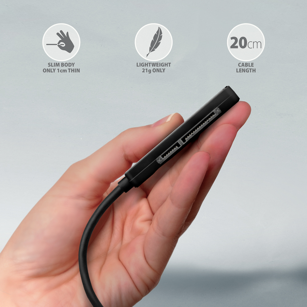 AXAGON USB-C 5Gbps - SATA 6G, 2.5" SSD/HDD SLIM Adapter | ADSA-FP2C