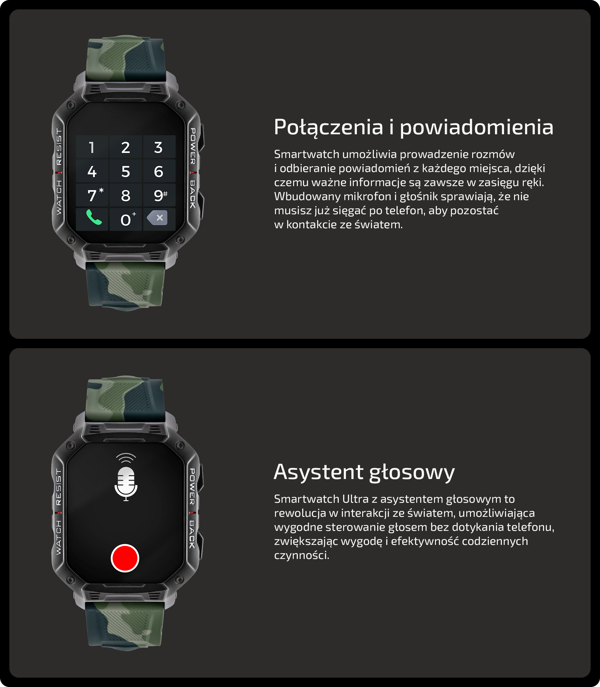 Smartwatch Utra Zielony Moro Watchmark
