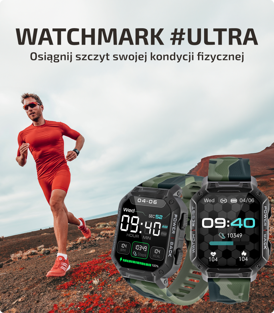 Smartwatch Utra Zielony Moro Watchmark