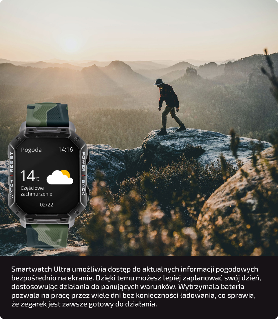 Smartwatch Utra Zielony Moro Watchmark