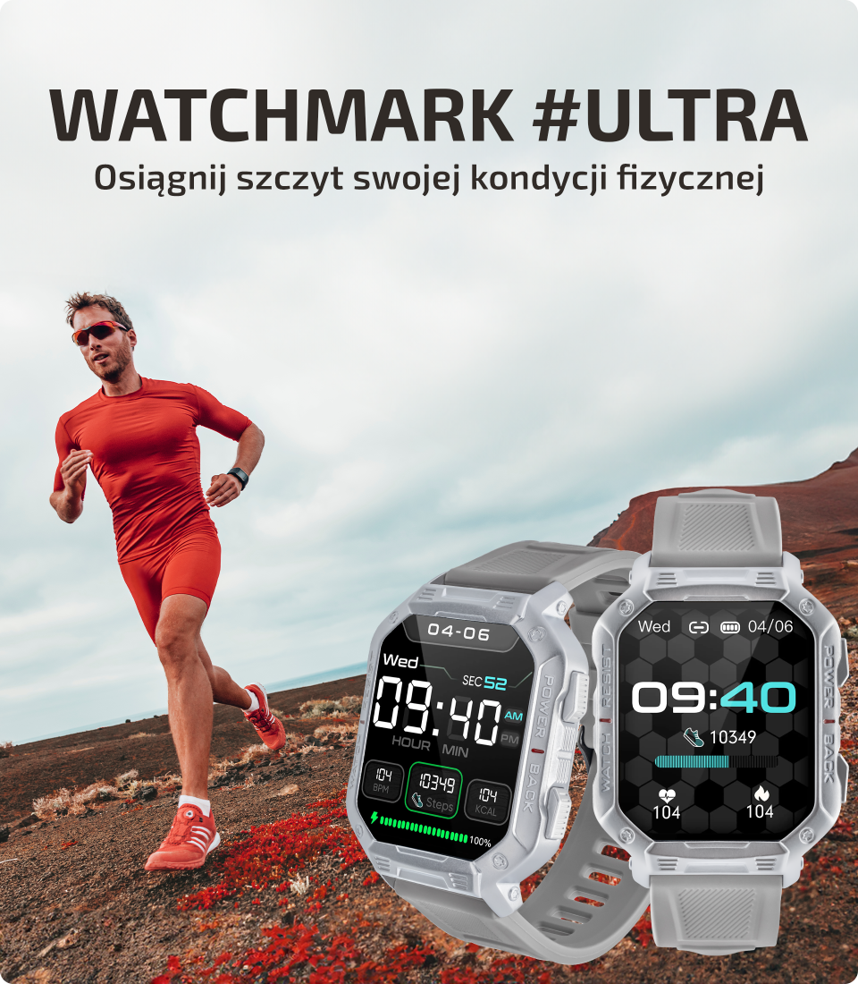 Smartwatch Utra Srebrny Watchmark