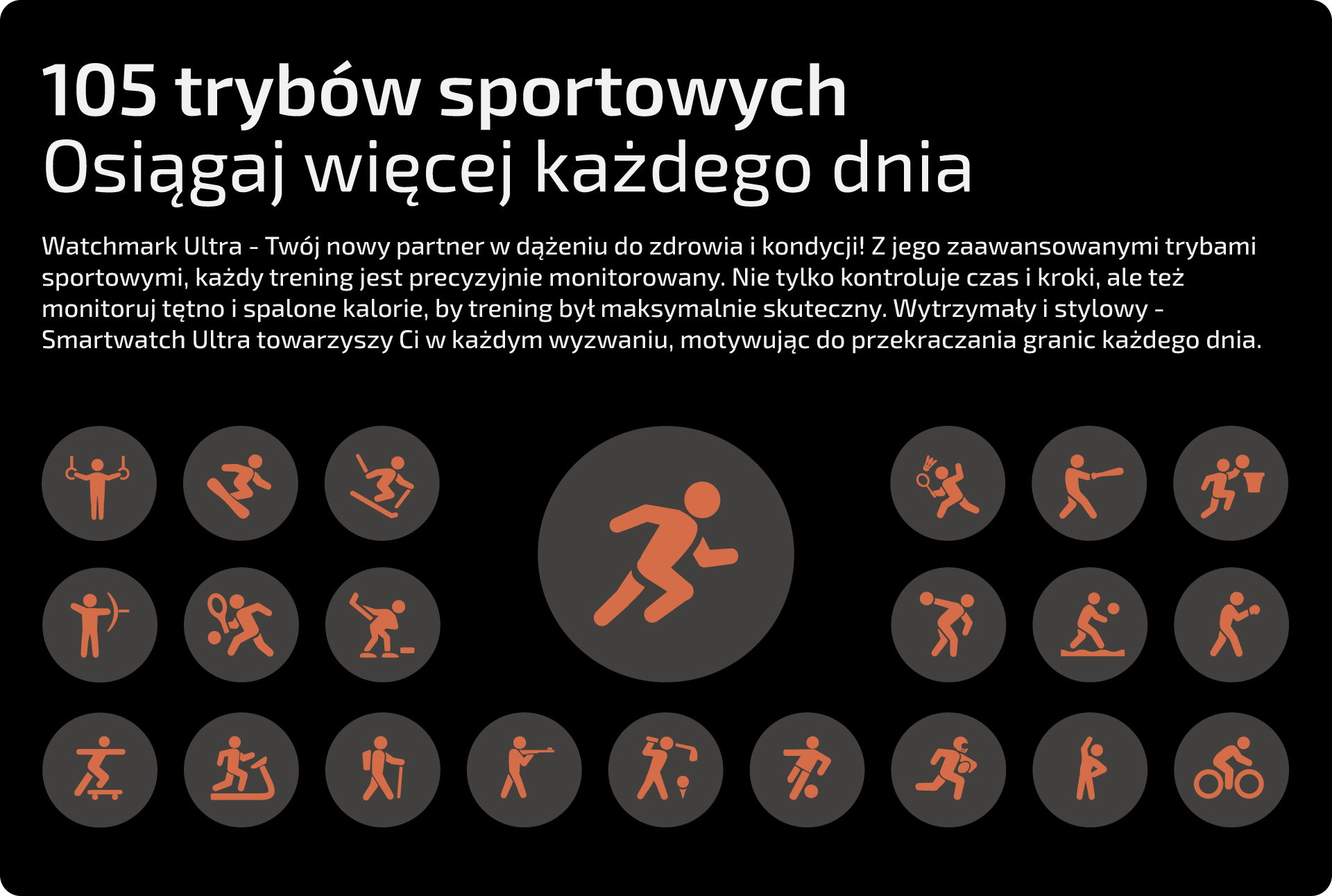 Smartwatch Utra Zielony Moro Watchmark