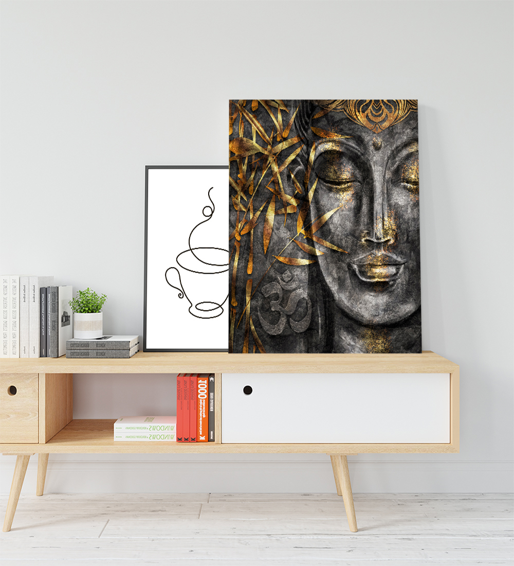 OBRAZ NA PŁÓTNIE 60x80 sztuka BUDDA #C025