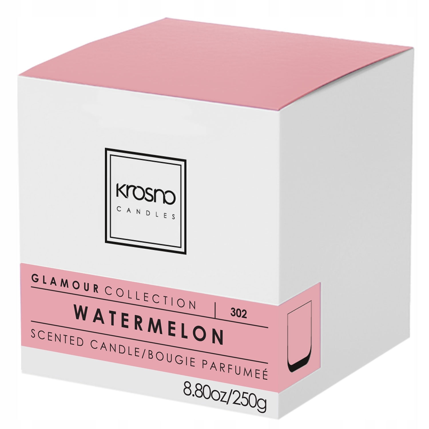 Świeca Zapachowa Glamour Watermelon 250G Krosno Krosno Sklep