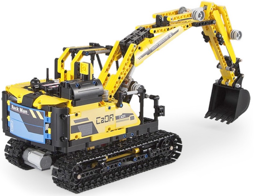 KLOCKI 2w1 CADA TECHNIC RC 2.4GHz KOPARKA ROBOT
