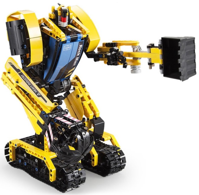 KLOCKI 2w1 CADA TECHNIC RC 2.4GHz KOPARKA ROBOT
